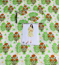 Alkaram Printed Silver Khaddar Shirt