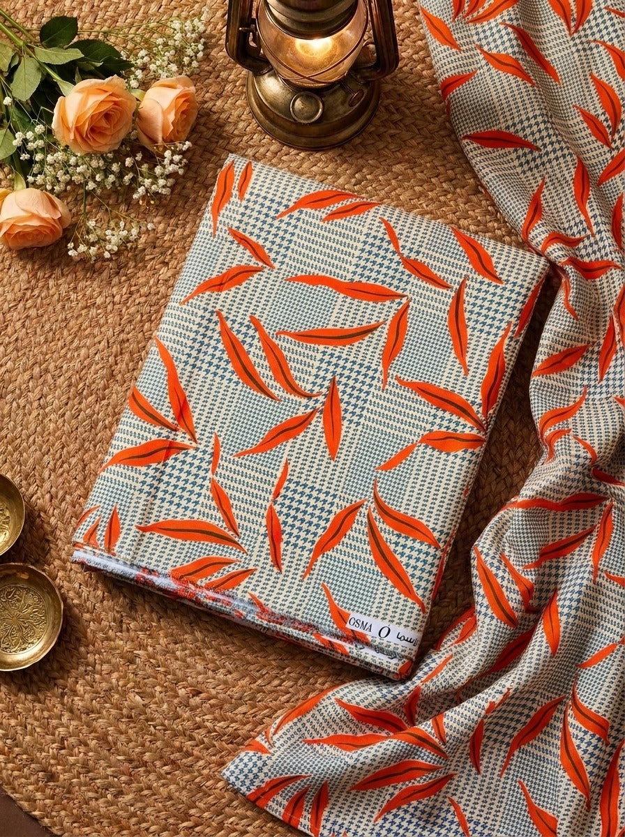 Ethnic by Osma Printed Linen 2-Piece Suit
