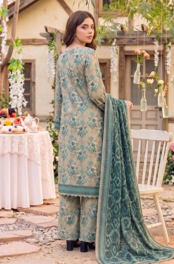 Safina Premium Printed Viscose 3-Piece Unstitched Suit