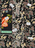 Bonanza Satrangi Embroidered Printed Linen 3-Piece Suit