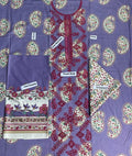 Bonanza Satrangi Embroidered Printed Linen 3-Piece Suit