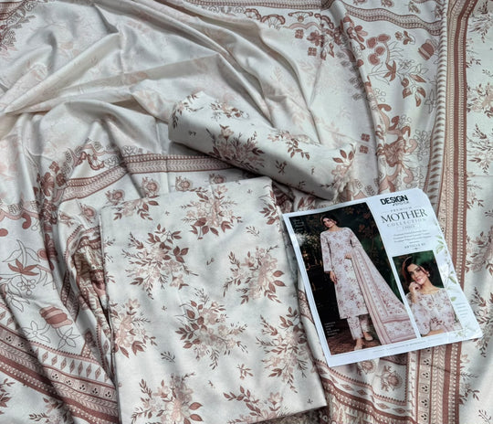 Design Stock Printed Karandi 3 Piece