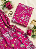 Ethnic by Osma Printed Linen 2-Piece Suit