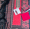 Ethnic Inspired | 3-Piece Printed & Embroidered Unstitched Suit