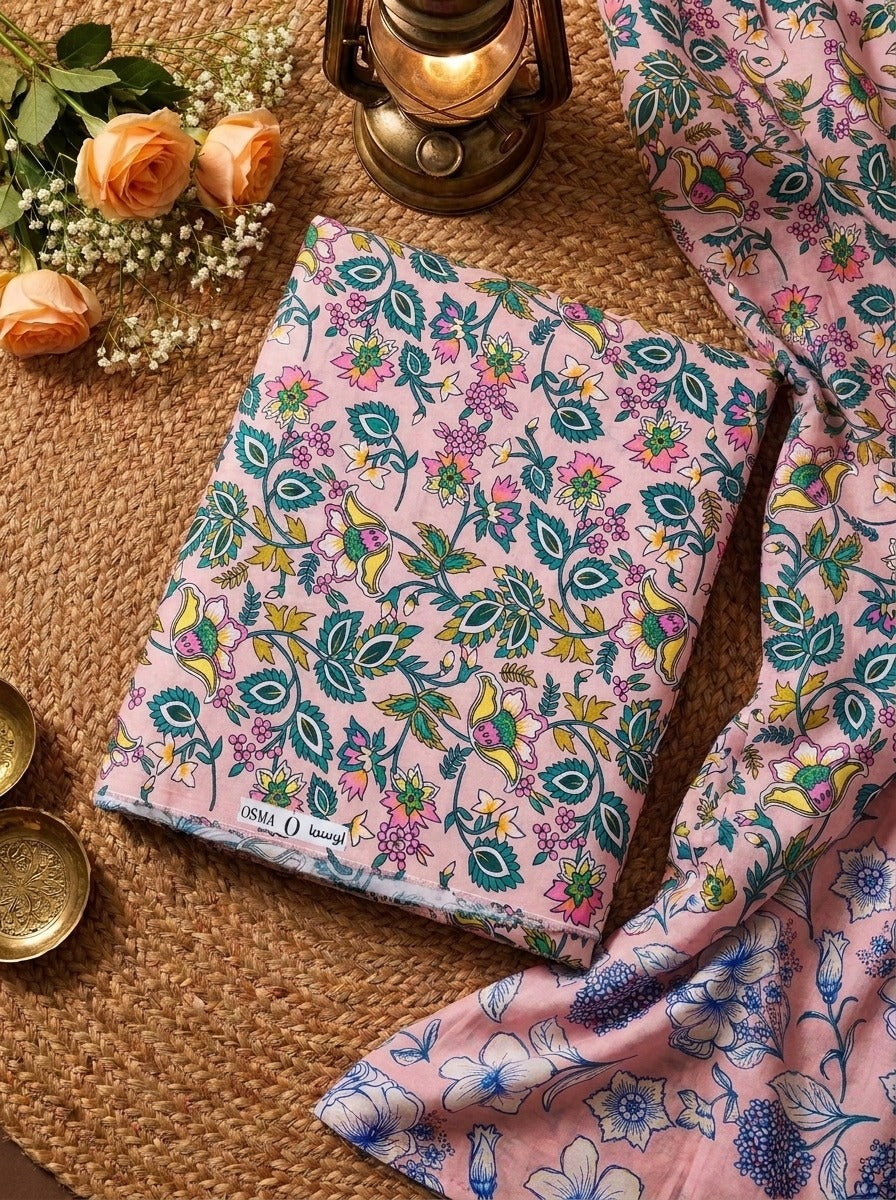 Ethnic by Osma Printed Linen 2-Piece Suit