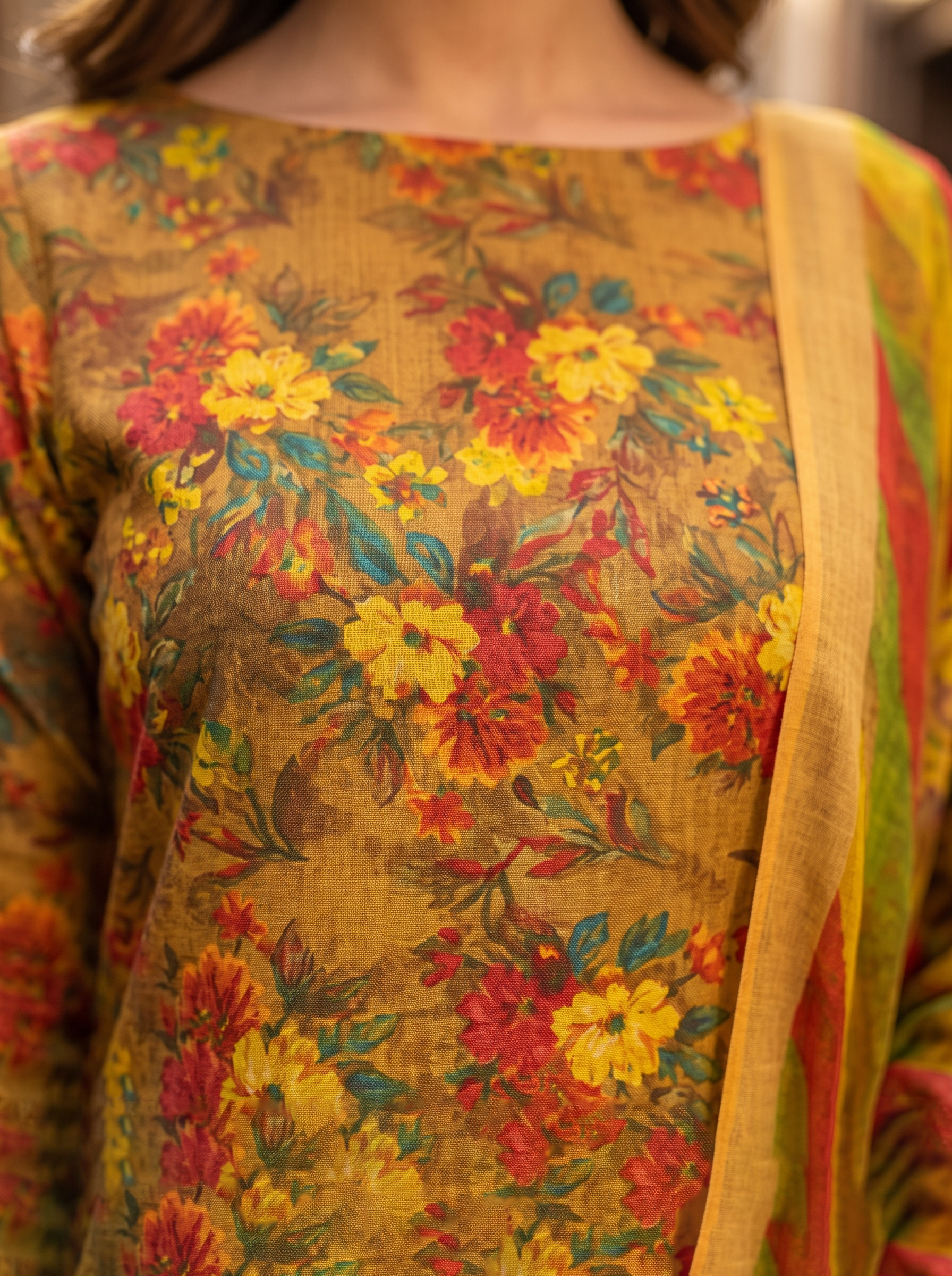 3 Piece Printed Lawn Suit