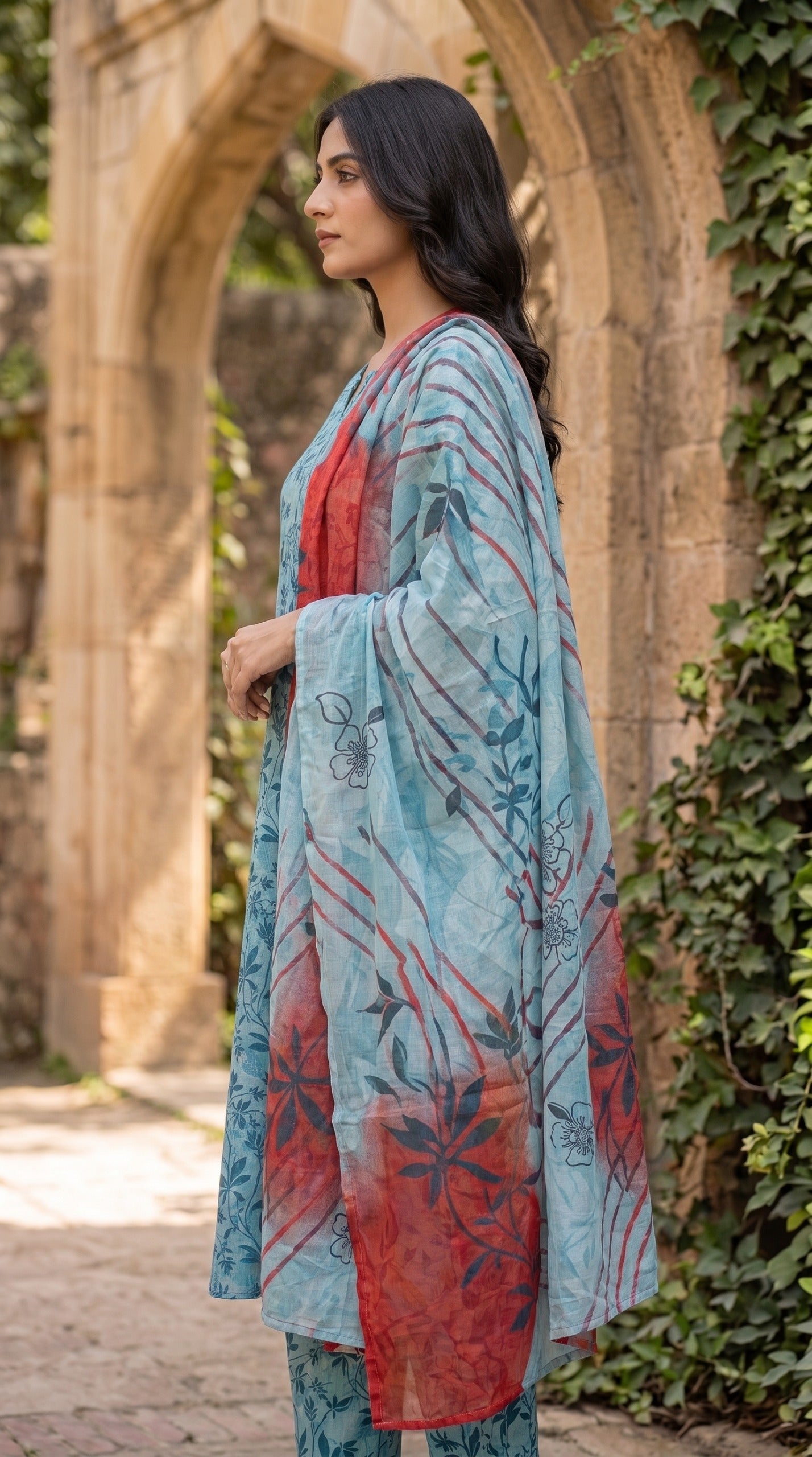 3 Piece Printed Lawn Suit