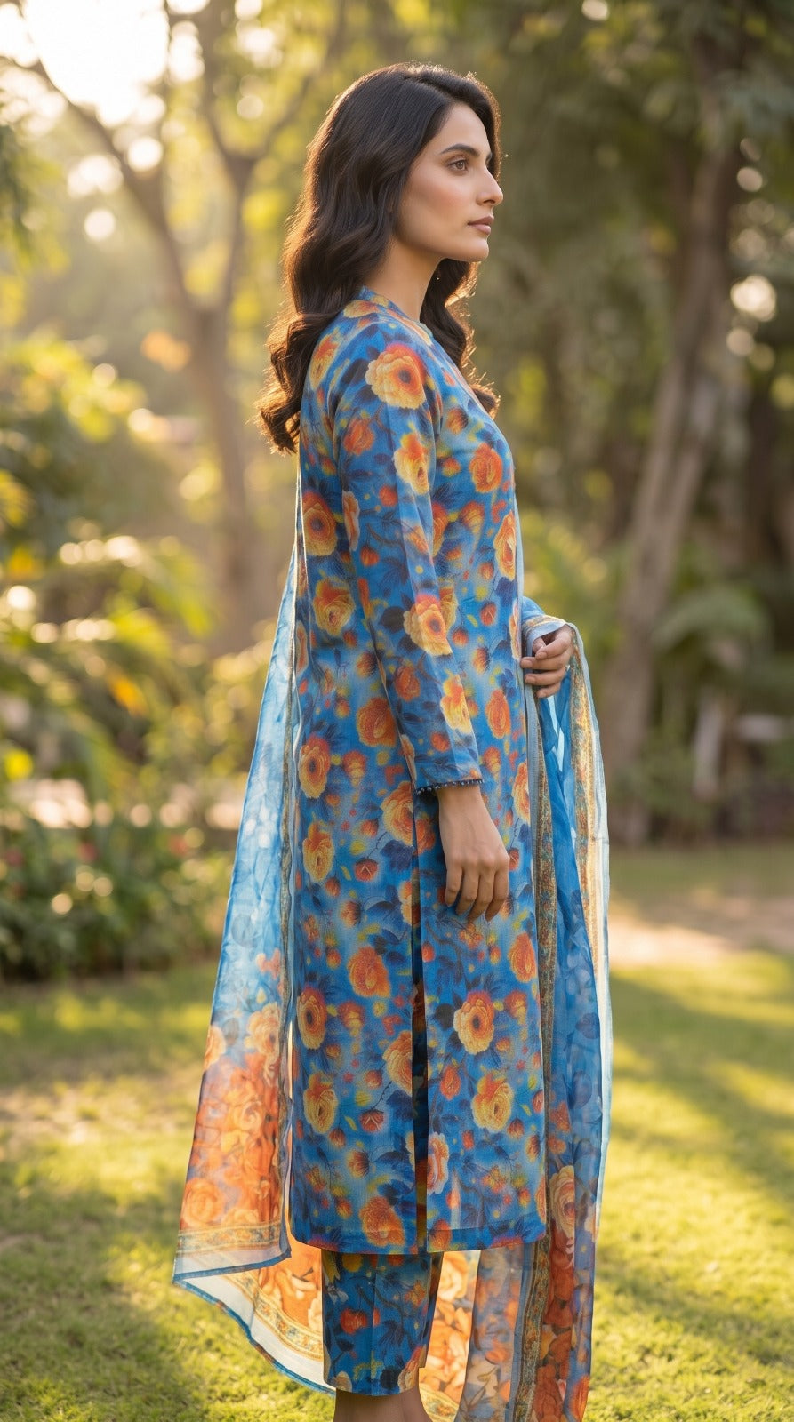 3 Piece Printed Lawn Suit