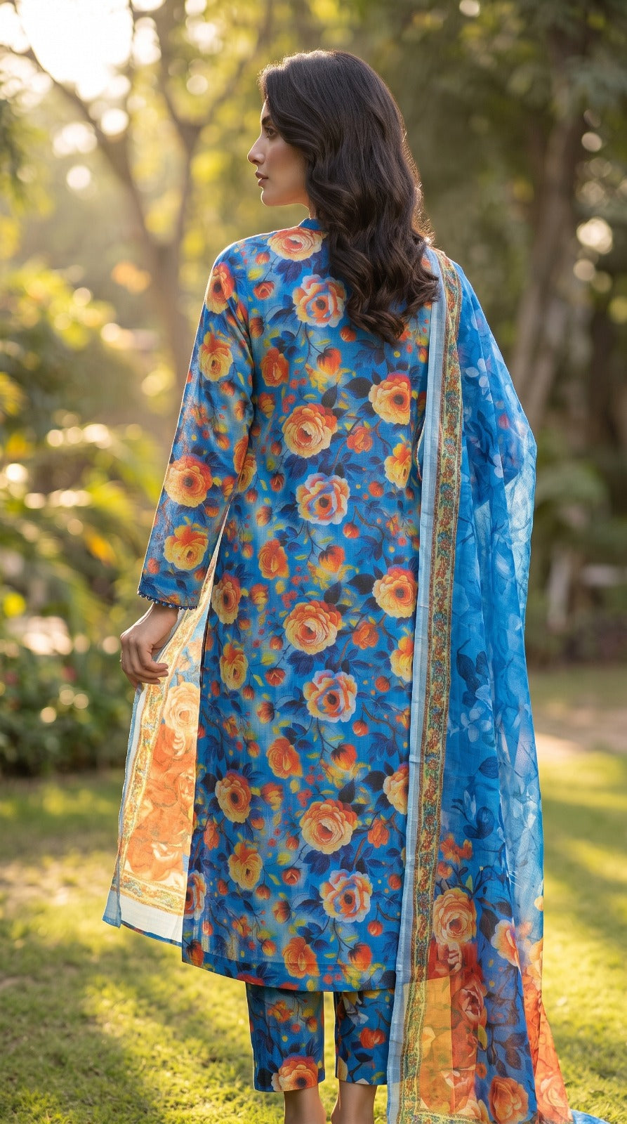 3 Piece Printed Lawn Suit