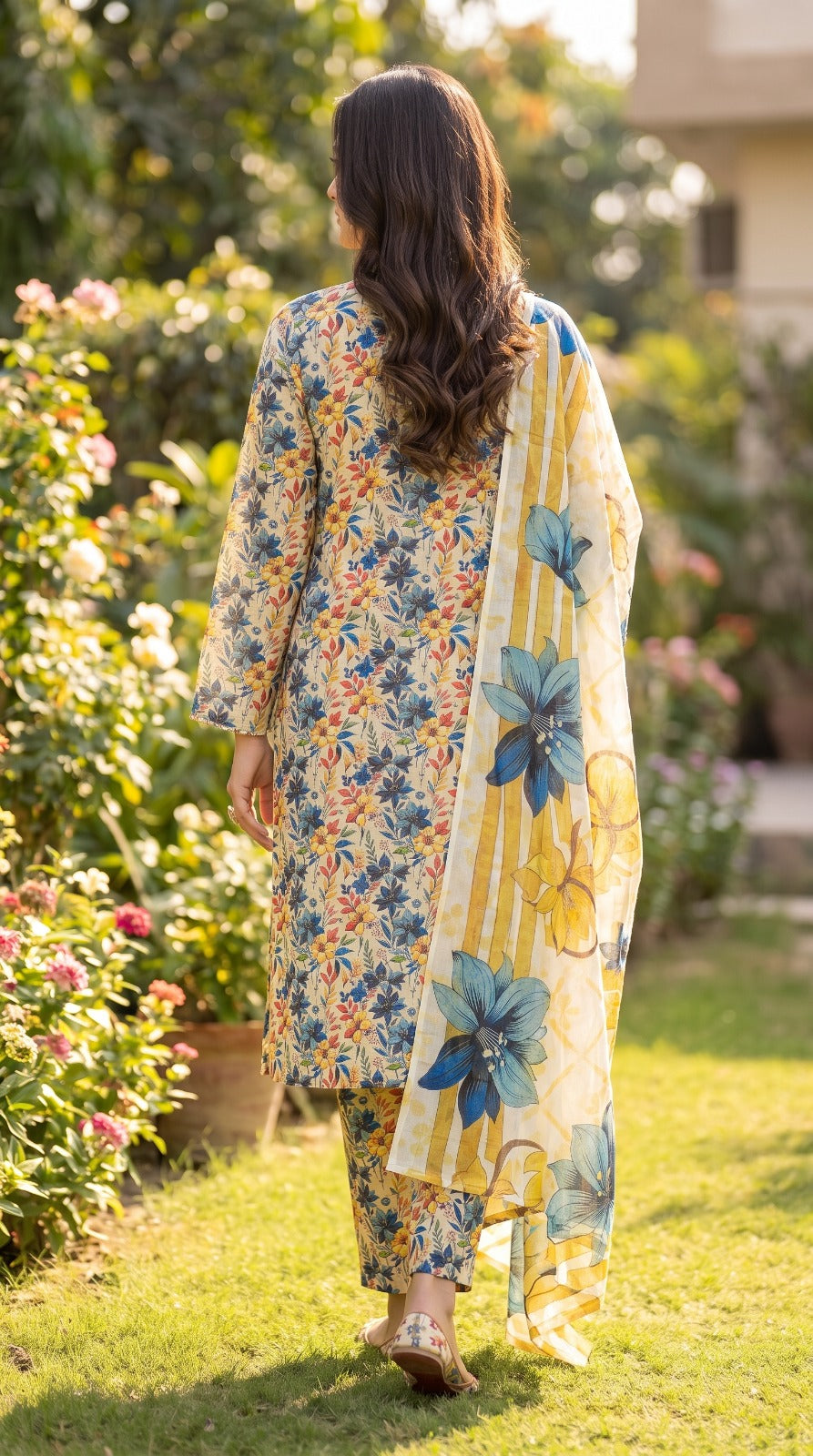 3 Piece Printed Lawn Suit
