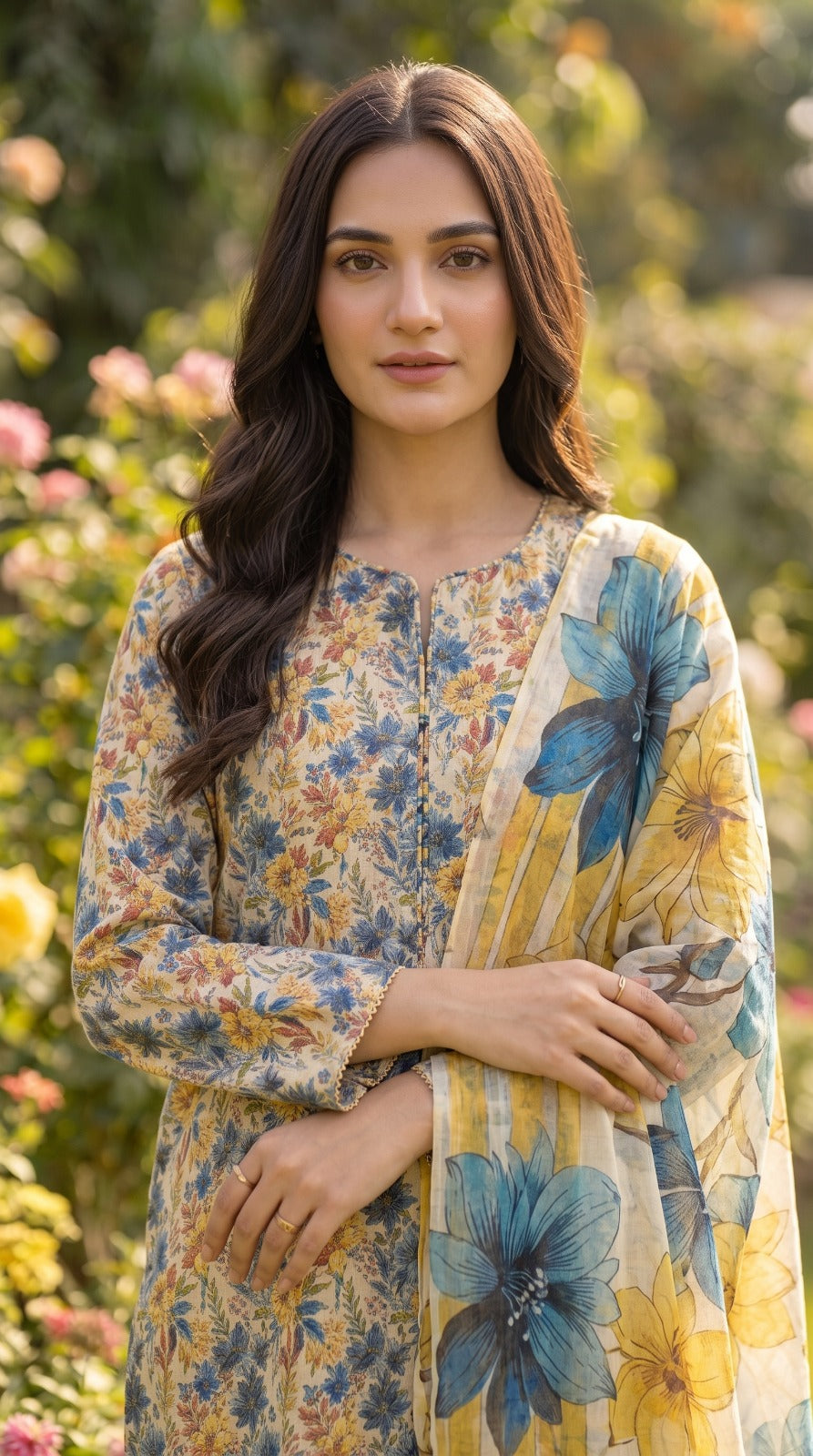 3 Piece Printed Lawn Suit