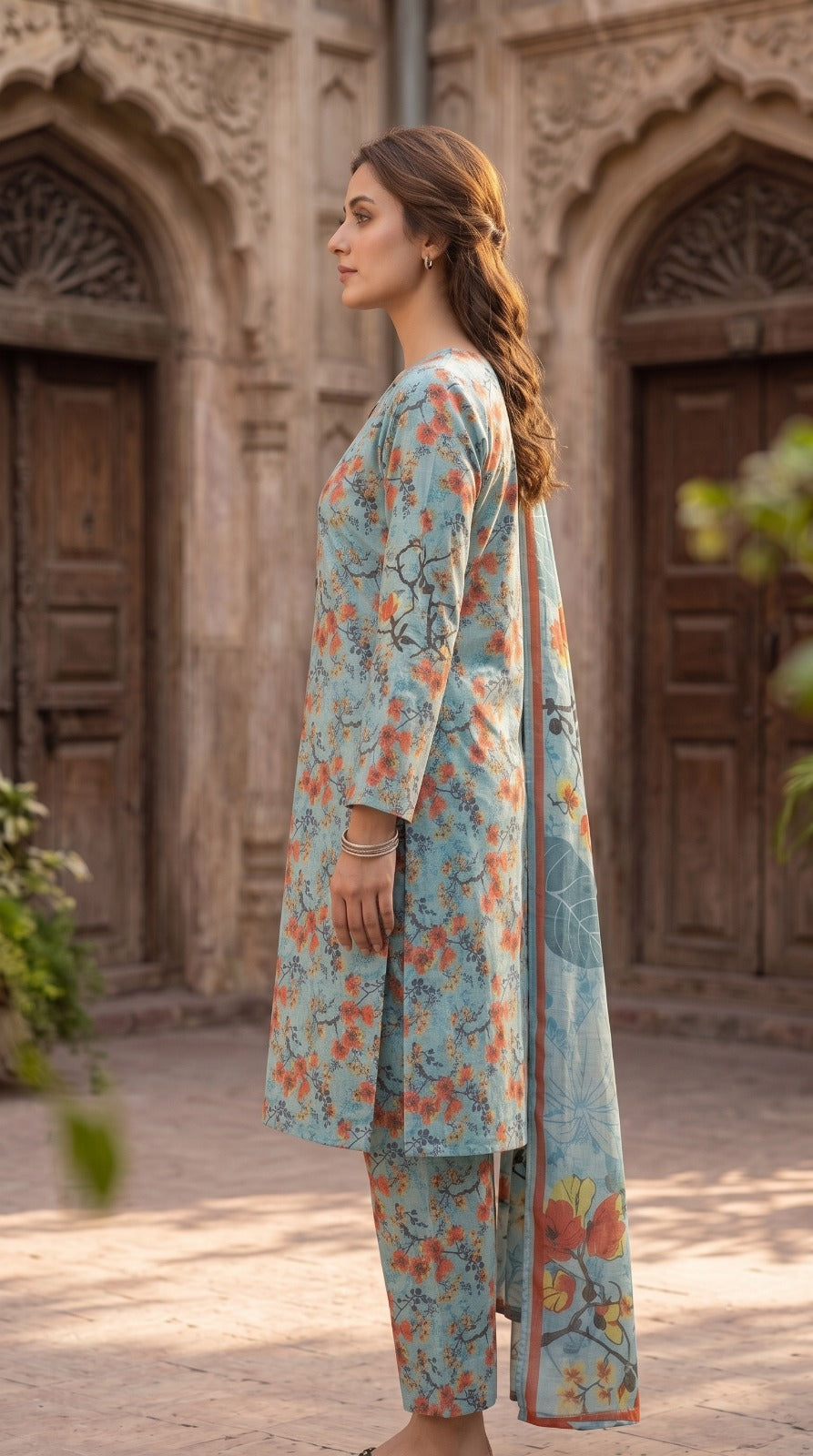 3 Piece Printed Lawn Suit