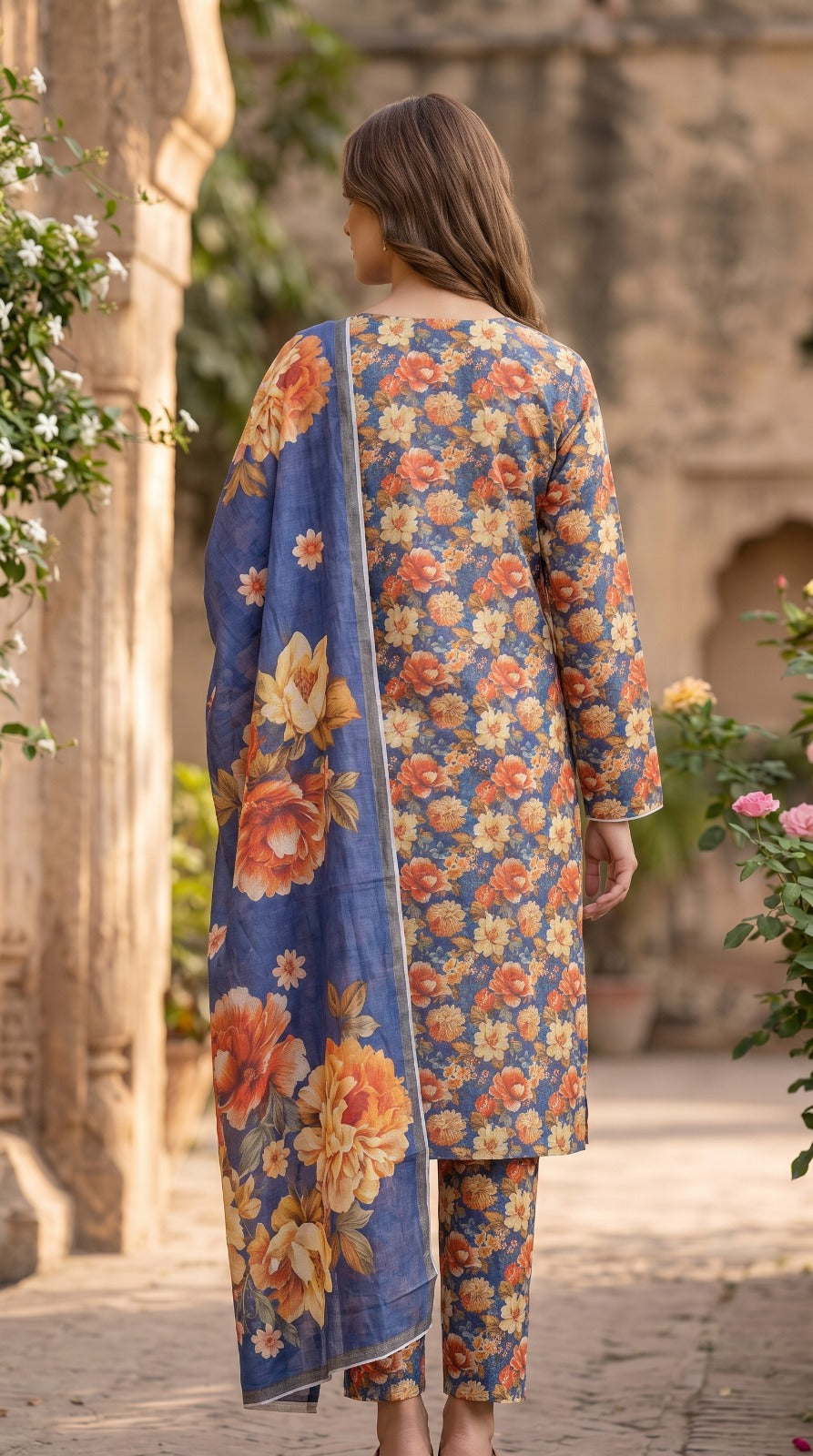 3 Piece Printed Lawn Suit