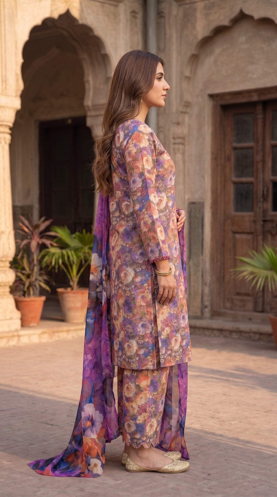 3 Piece Printed Lawn Suit