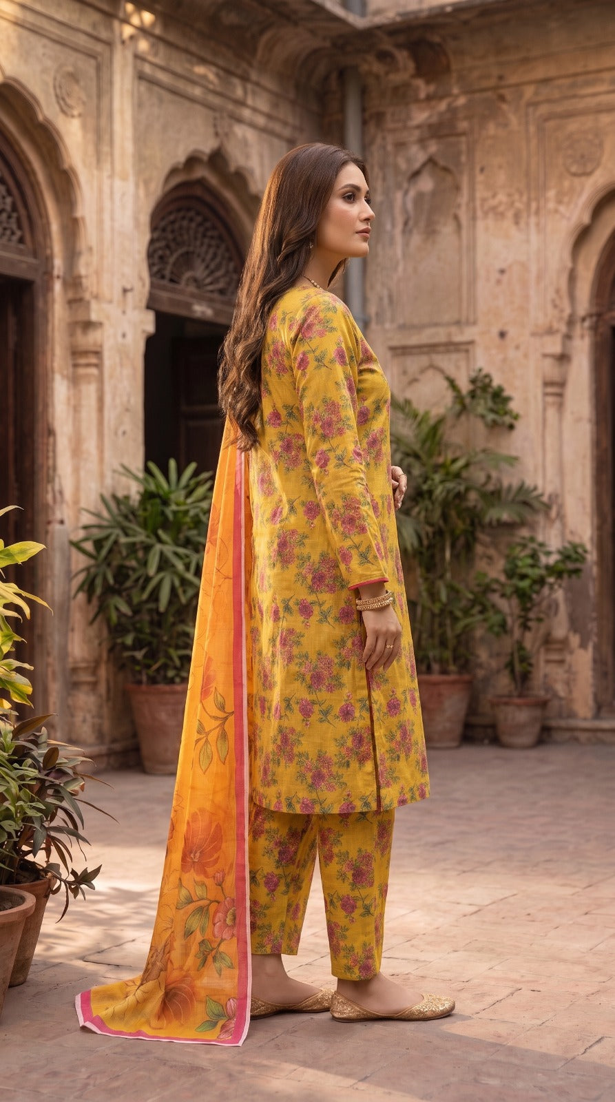 3 Piece Printed Lawn Suit