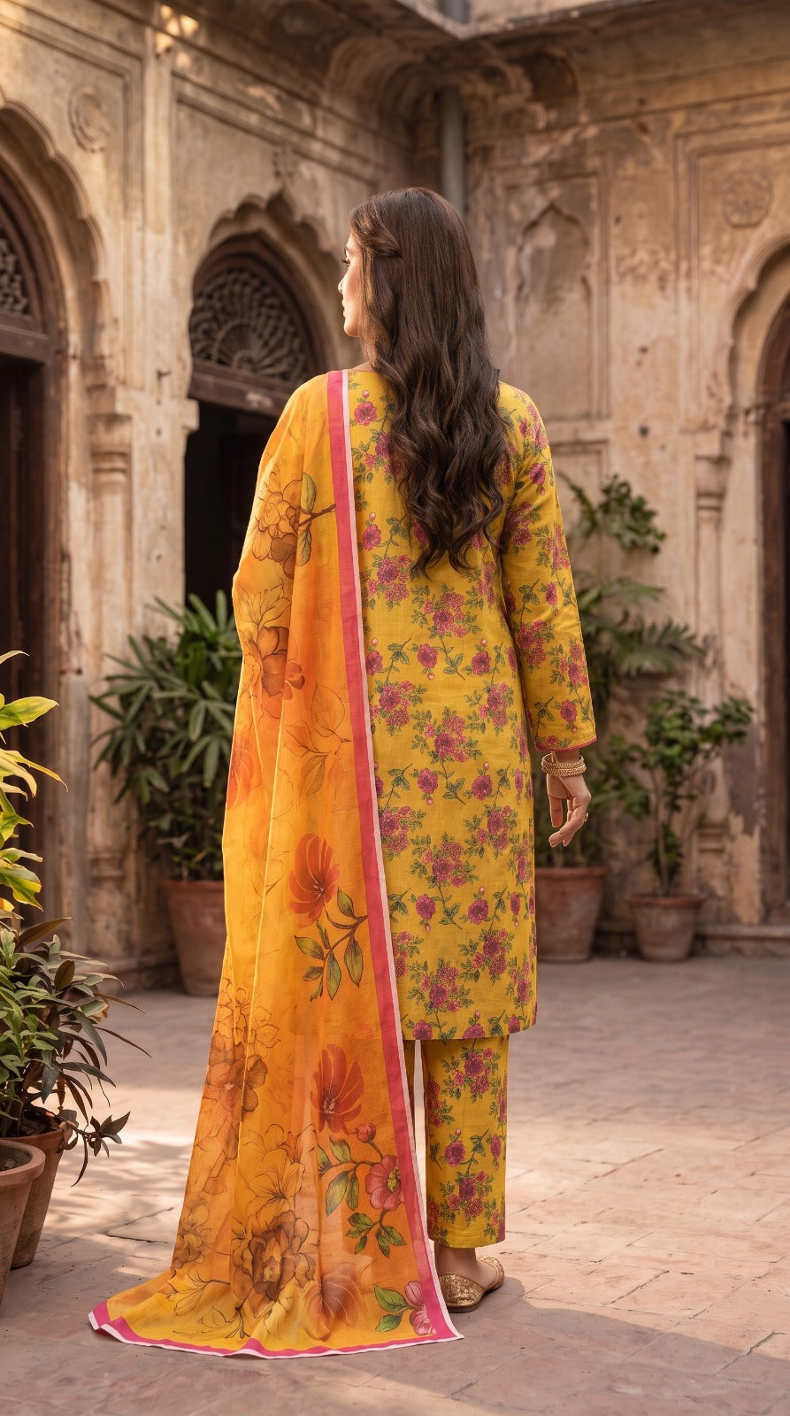 3 Piece Printed Lawn Suit