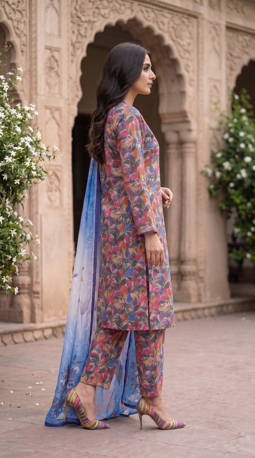 3 Piece Printed Lawn Suit