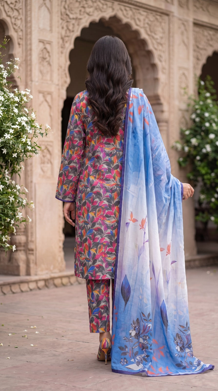 3 Piece Printed Lawn Suit