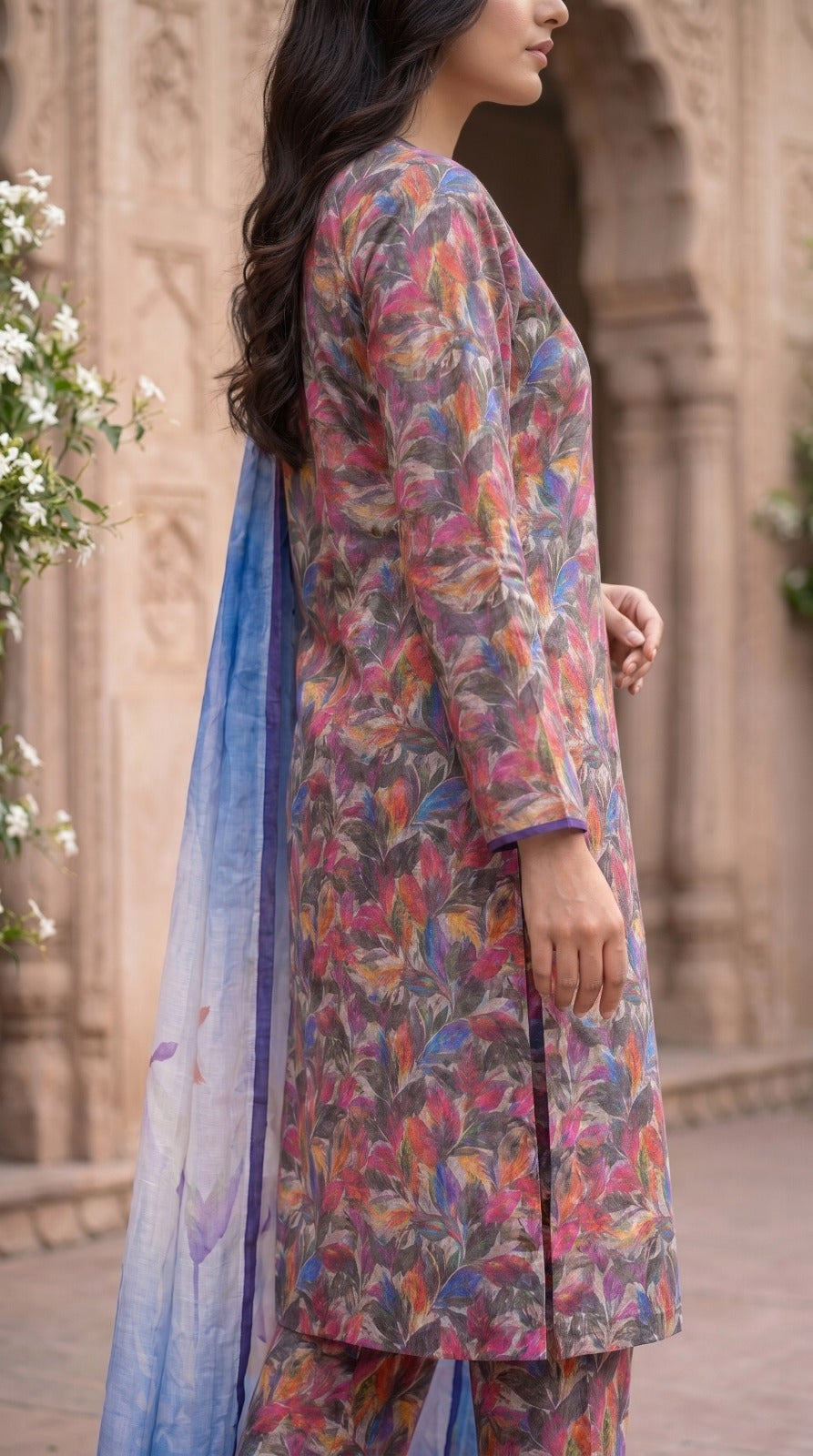 3 Piece Printed Lawn Suit