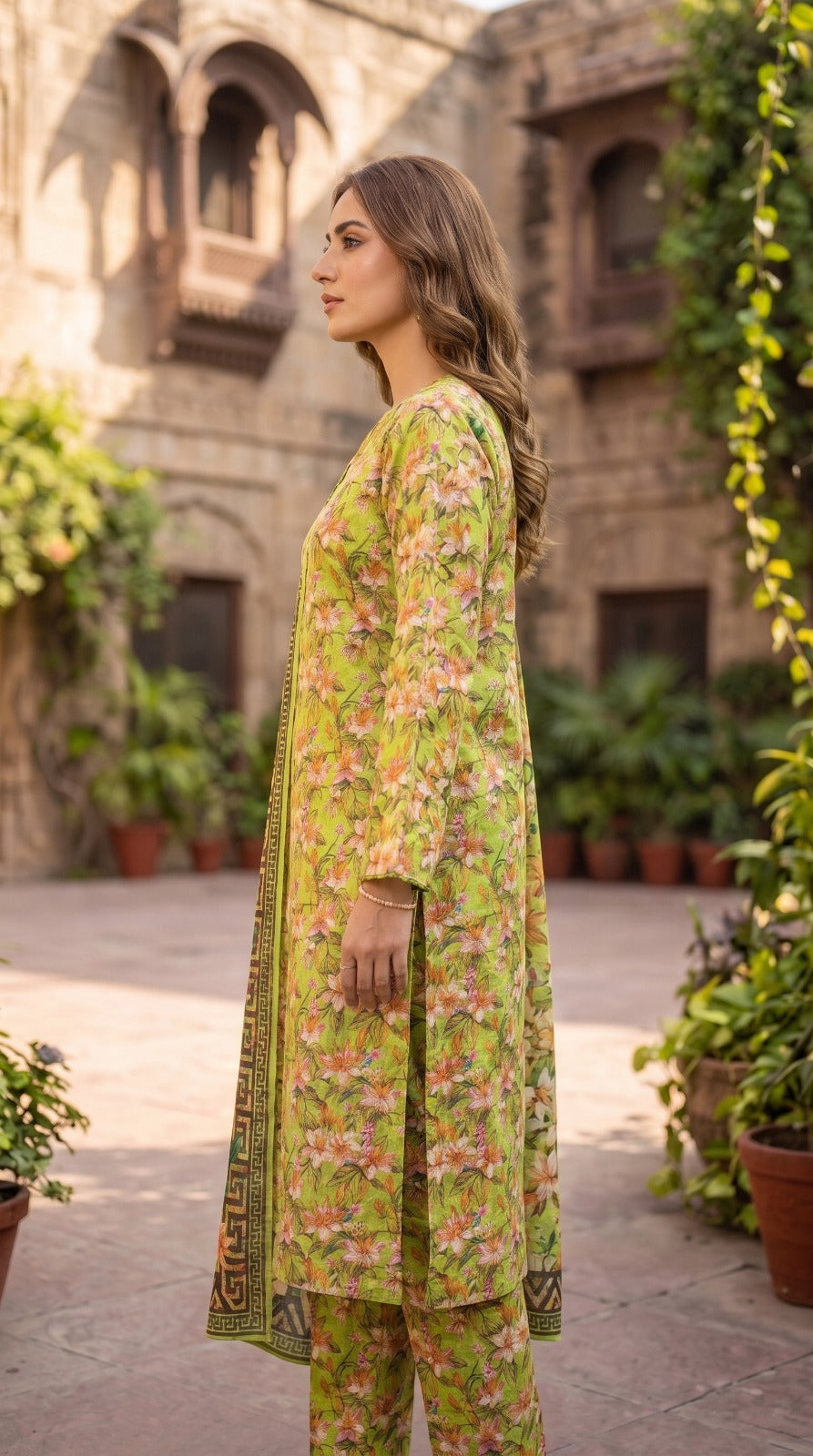 3 Piece Printed Lawn Suit