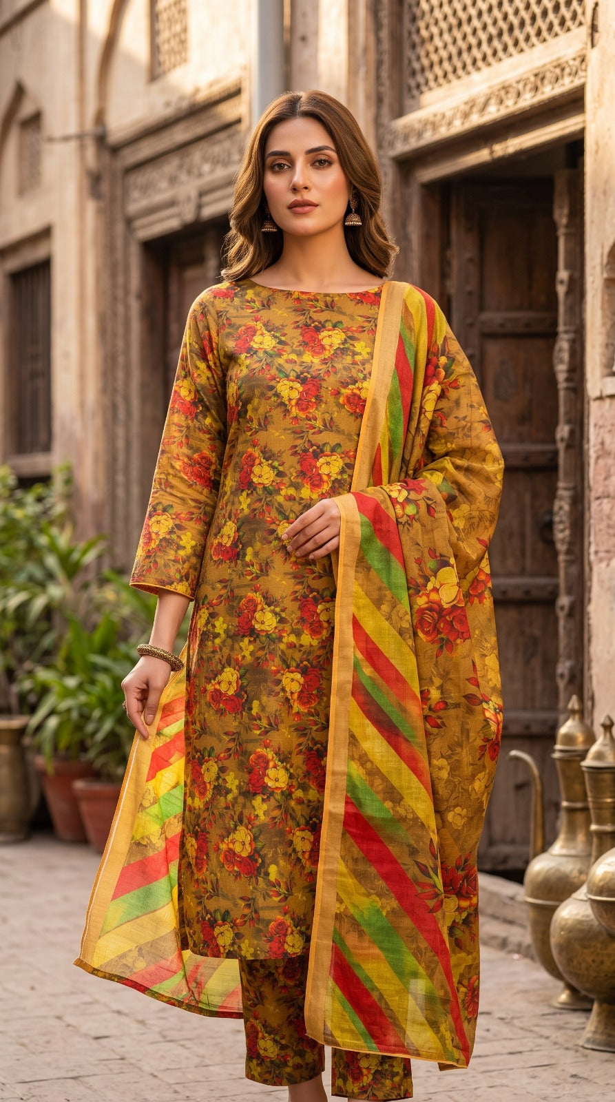3 Piece Printed Lawn Suit
