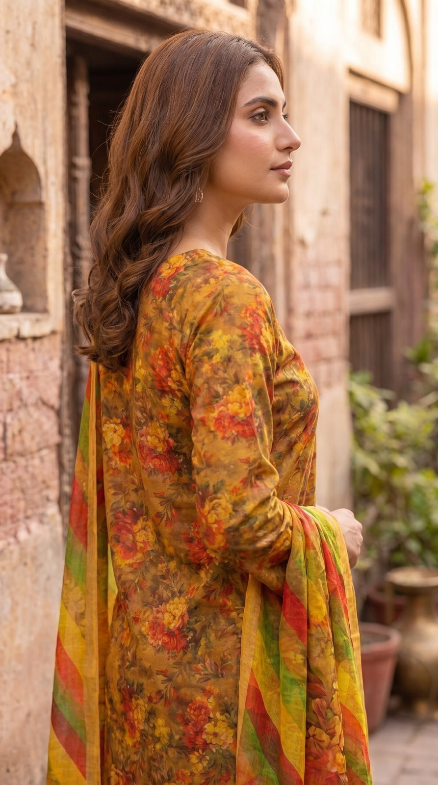 3 Piece Printed Lawn Suit