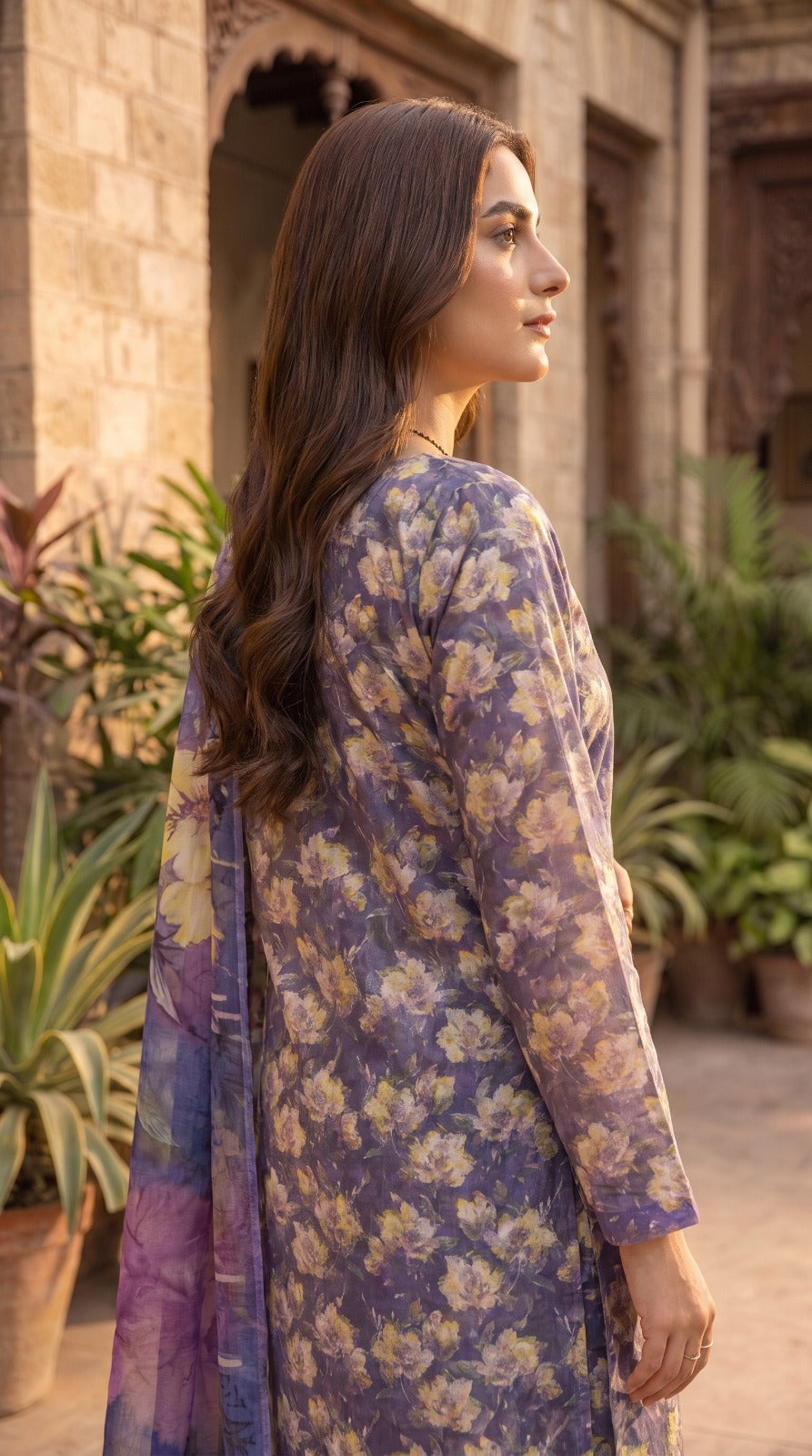 3 Piece Printed Lawn Suit