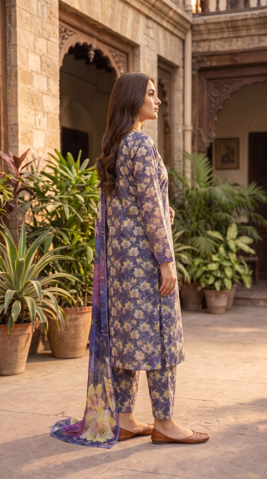 3 Piece Printed Lawn Suit