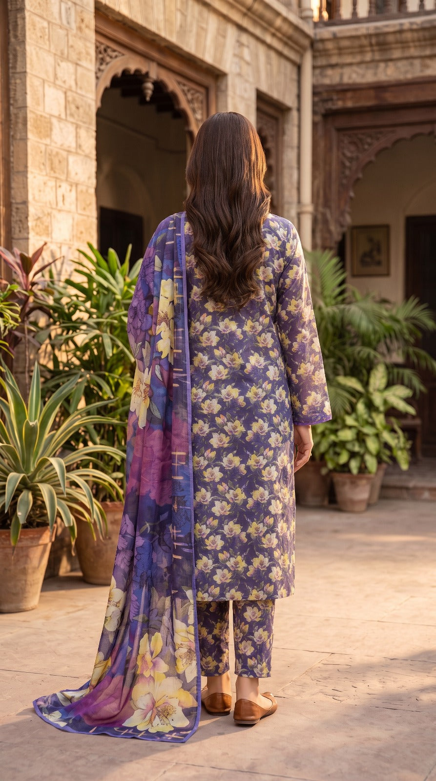 3 Piece Printed Lawn Suit