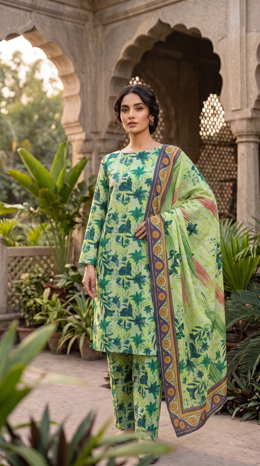 3 Piece Printed Lawn Suit