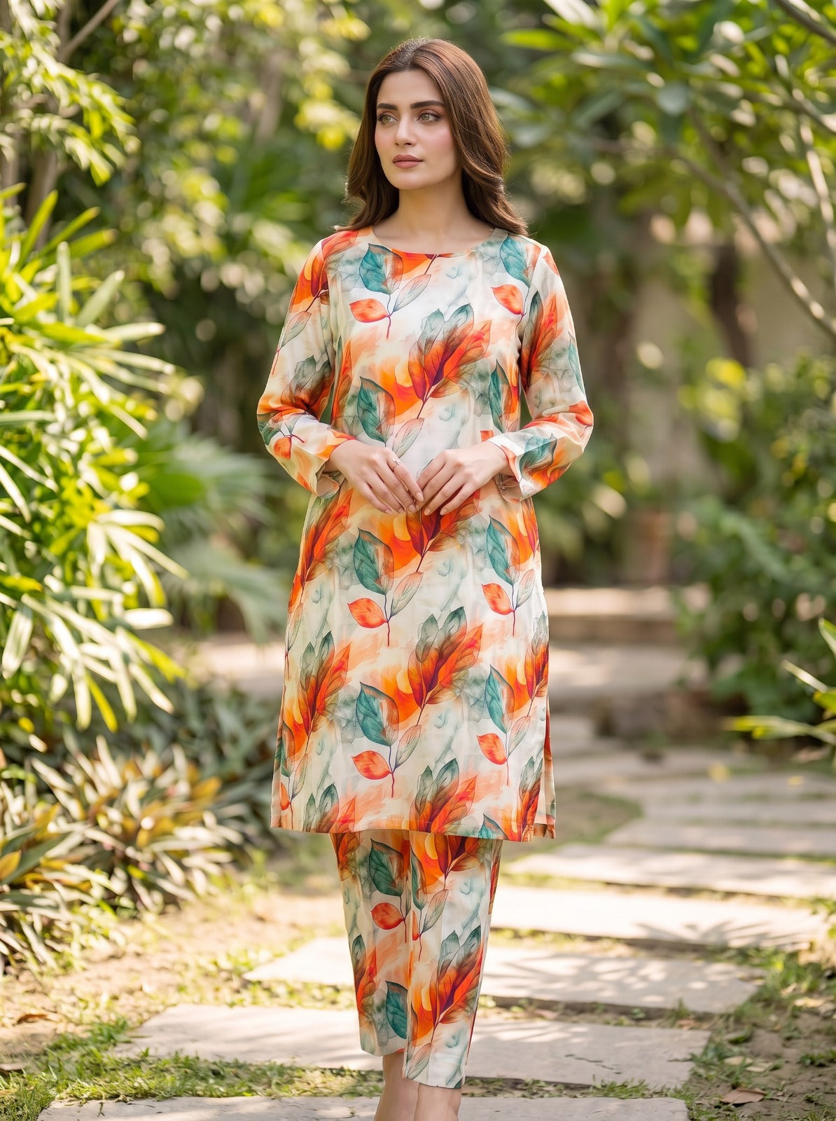 All Over 2 Piece Bana Doria Suit