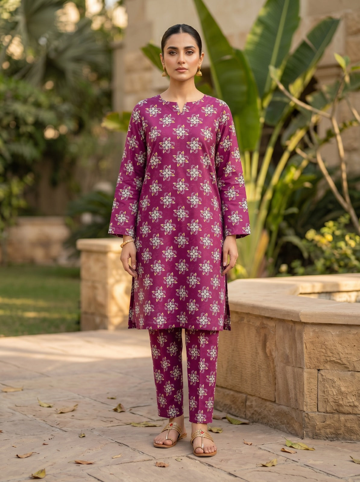 Allover Lawn 2PC Printed Suit
