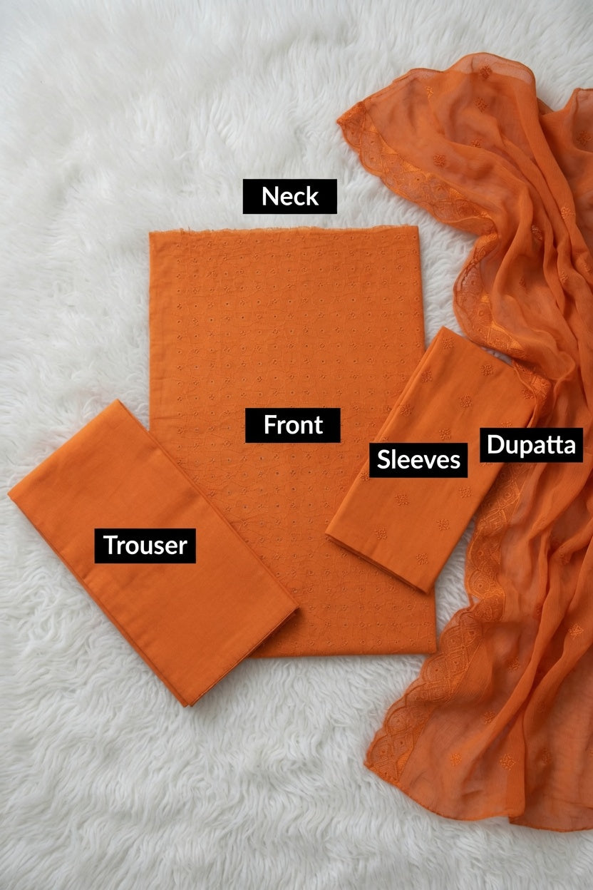 Morning Show Style 3 Piece Embroidered Suit